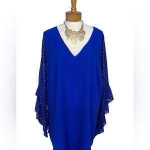 Royal blue blouse by Lovedrobe